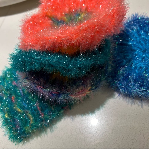 Crochet Sparkly Kitchen Scrub Sponge for Dishes- Set of 2 - Picture 9 of 12